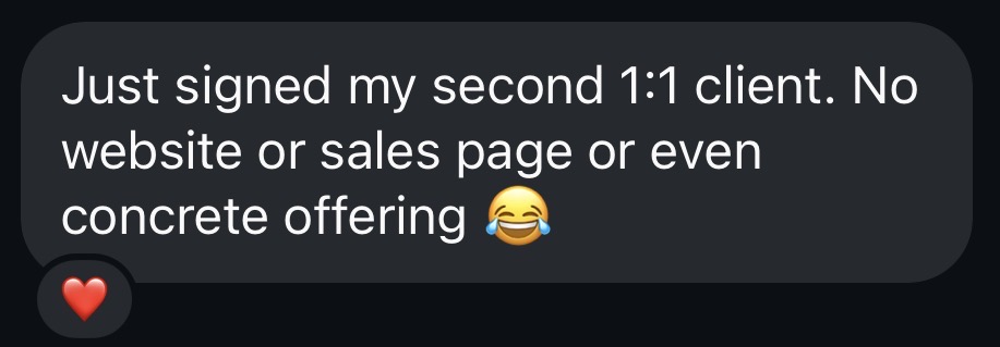 Result from Unhinged & Locked In participant